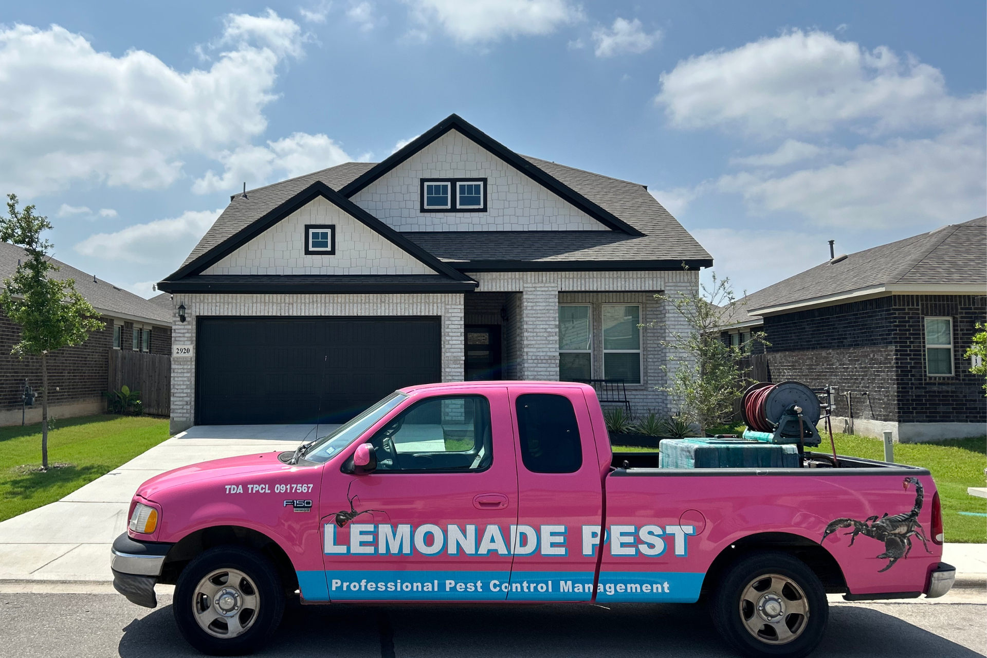 Lemonade Pest Service Truck